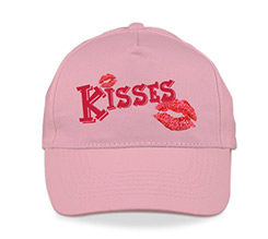 Cappello Colorato con Visiera Kisses