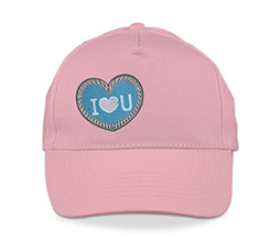 Cappello Colorato con Visiera Love Jeans