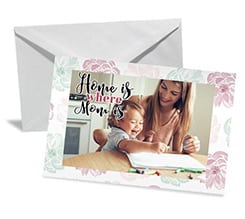 Bigliettino Auguri Floreal mum