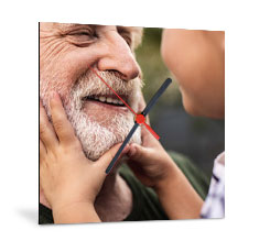 Orologio Quadrato in Legno