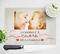 Tagliere personalizzato Heart of family