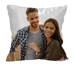 Cuscino con foto personalizzata in raso