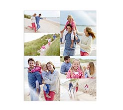 Poster collage 40x50 cm 6 riquadri