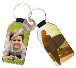 Portachiavi Rettangolare in Pelle