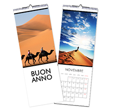 Calendario Multipagina Slim Bianco
