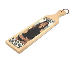 Tagliere rettangolare in legno Animalier