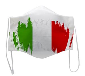 Mascherina viso Bandiera Italiana