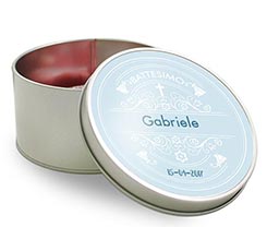 Scatola di latta tonda Ghiri gori him