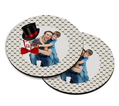 Sottobicchiere masonite tondo Miglior papà