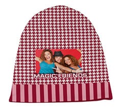 Cappello in pile lungo Red style