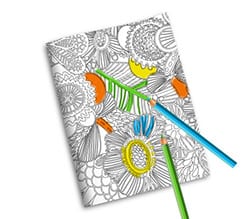 Quaderno Copertina da Colorare Nature