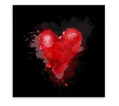 Federa Cuscino Black love