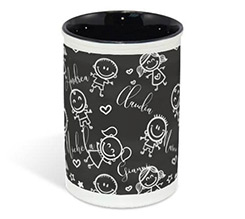 Portapenne in ceramica Texture bimbi