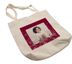 Shopper in Juta Buone feste 34x36,5