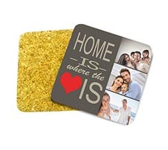 Sottobicchiere sughero Home is here