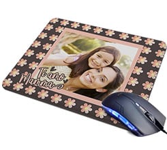 Tappetino Mouse in Pelle Ti amo mamma