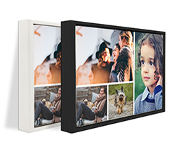 Tela americana rettangolare collage con 4 riquadri