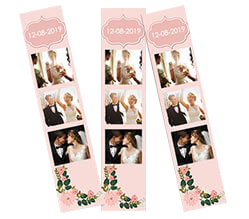 segnalibro per matrimonio pink event