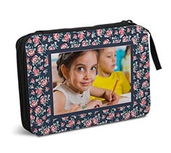 Astuccio scuola Rose texture