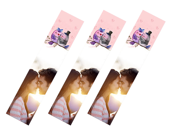 segnalibro matrimonio passerotti love