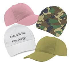 Cappello Colorato con Visiera