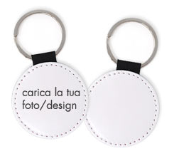 Portachiavi Rotondo in Pelle