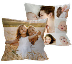 Cuscino con foto personalizzata in raso