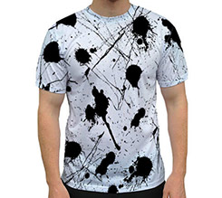 Maglietta Full Print Grunge