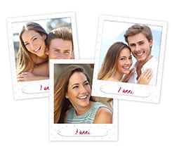 Polaroid Magnetiche Rete di cuori