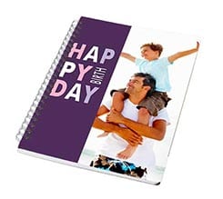 Block Notes A4 Spirale Happy Birthday Viola