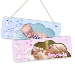 Targa per Porta Rettangolare in Legno