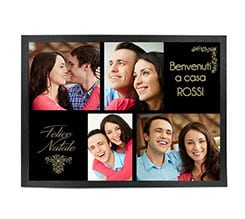 Zerbino in gomma 80x60 Dark collage