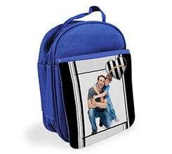 Borsa porta pranzo Cuore bianco nero