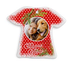 Decorazione Ceramica Magliettina Bacche Natalizie