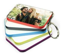 Portachiavi Rettangolare Colorato Personalizzato