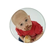 Spilla rotonda personalizzata