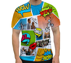 Maglietta Full Print Pop Collage