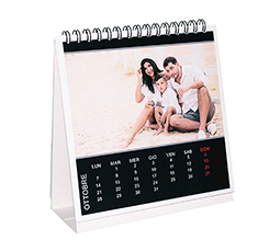 Calendario da tavolo Basic black