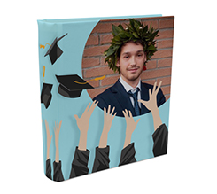 Album con Tasche 16x20 lancio cappellini laurea