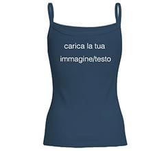 Canottiera in cotone Blu notte