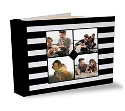 Bianco Nero Album Fotografici Personalizzati 20x15