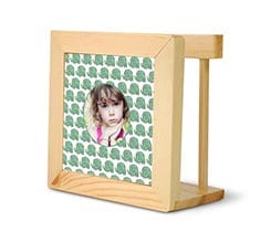 Portatovaglioli in legno Elefantini verdi