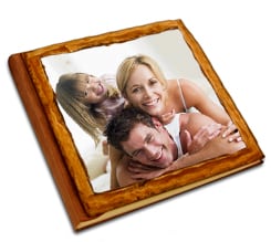 Album Fotografico In Legno Quadrato