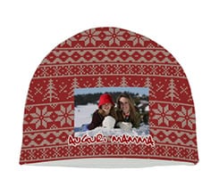 Cappello in pile corto Natale magico