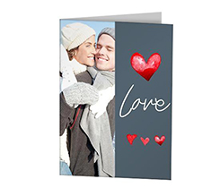 Cards personalizzata lateralmente