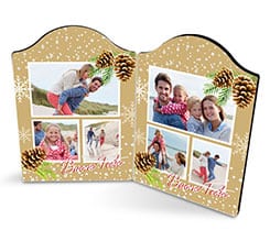 Cornice natalizia Gold snow