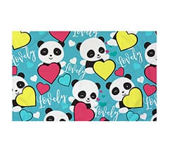 Federa Cuscino Lovely panda