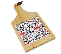 Tagliere in legno Love in caos