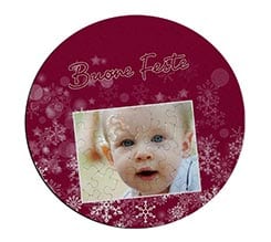 Puzzle rotondo Buone feste