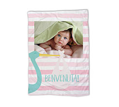 Coperta Plaid Baby Cicogna